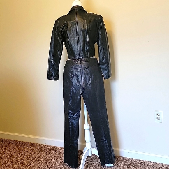 Leather Jacket and Pant Set - Picture 2 of 2